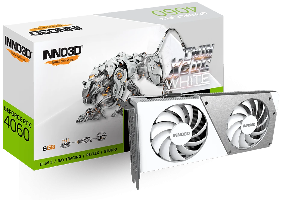INNO3D GeForce RTX 4060 TWIN X2 OC WHITE